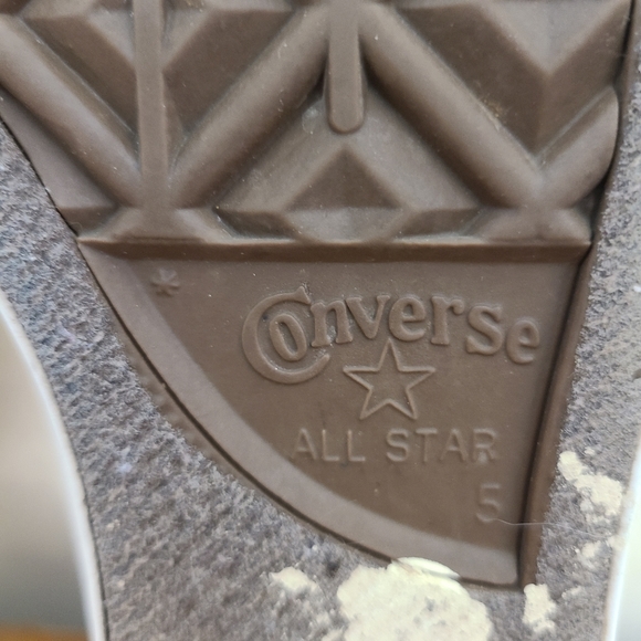 Converse All ☆ Star Silver Sneaker Athletic - Picture 7 of 9